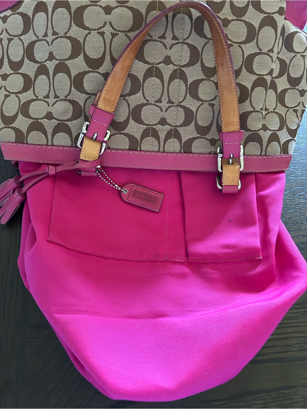 Coach Vintage 2004 Signature Canvas Shoulder Bag - Picture 9 of 11